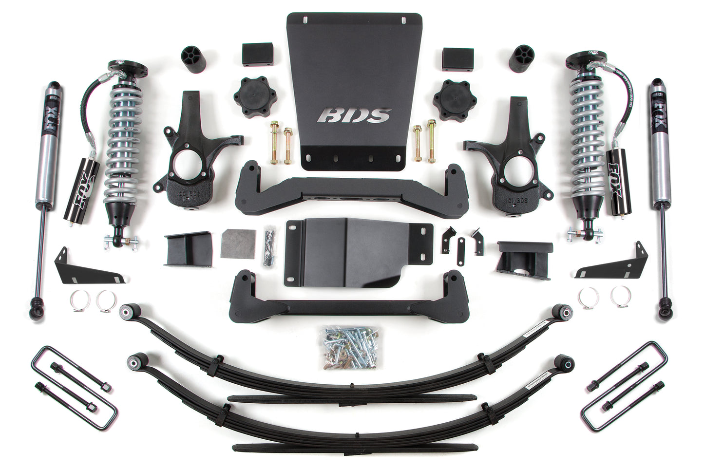 BDS SUSPENSION 6 Inch Lift Kit - FOX 2.5 Coil-Over - Chevy Silverado Or GMC Sierra 1500 (07-13) 4WD BDS176F