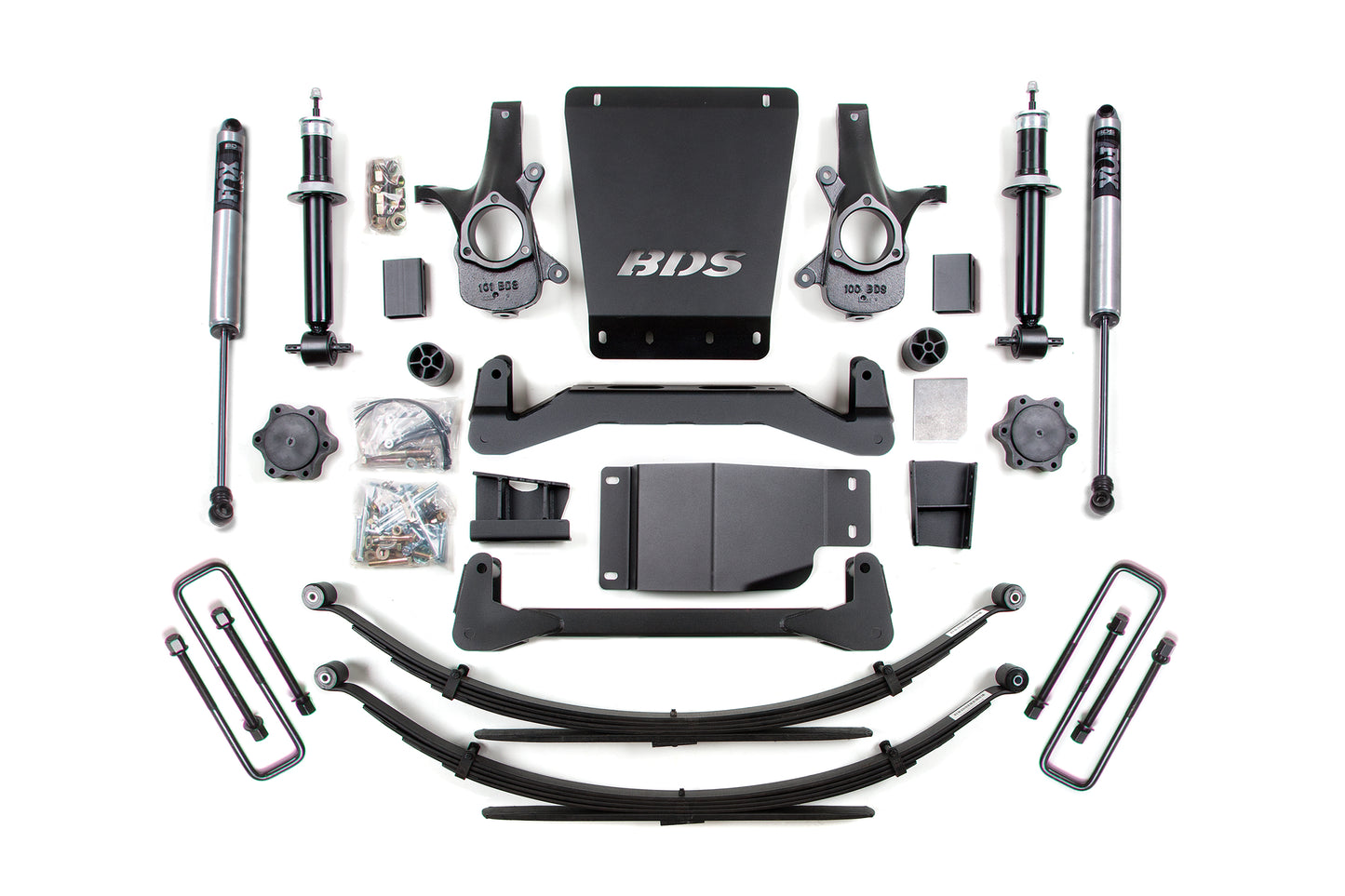 BDS SUSPENSION 4 Inch Lift Kit - Chevy Silverado Or GMC Sierra 1500 (07-13) 4WD BDS185FS