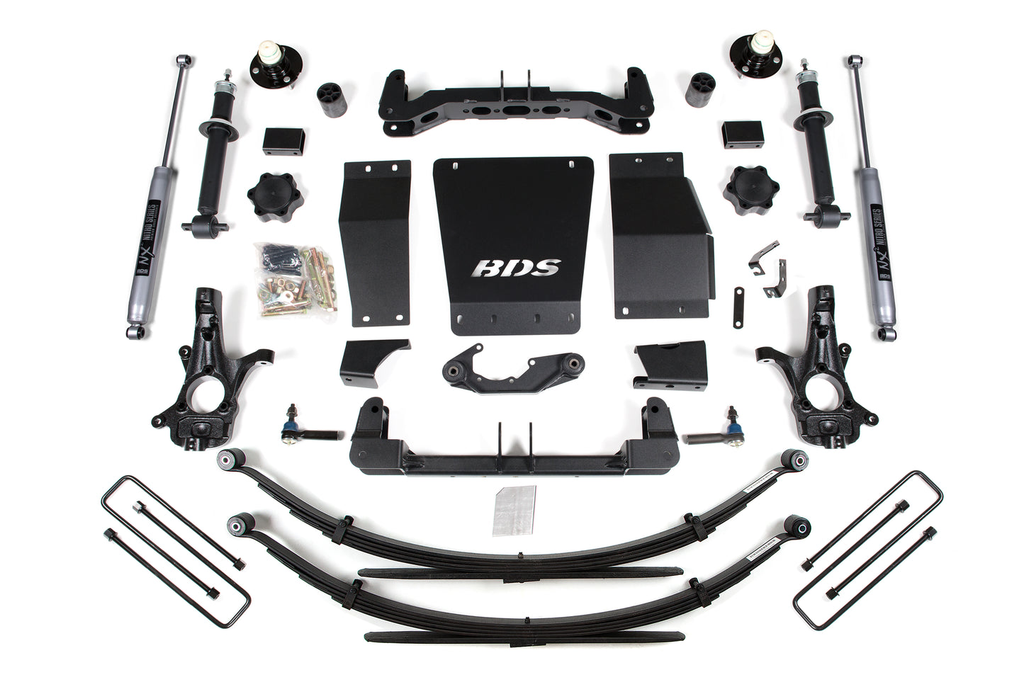BDS SUSPENSION 4 Inch Lift Kit - Chevy Silverado Or GMC Sierra 1500 (14-18) 4WD BDS715H
