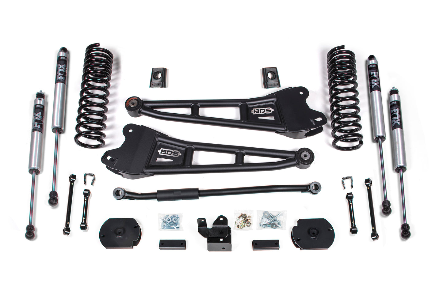 BDS SUSPENSION 3 Inch Lift Kit W/ Radius Arm - Ram 2500 (19-24) 4WD - Diesel BDS1653FS
