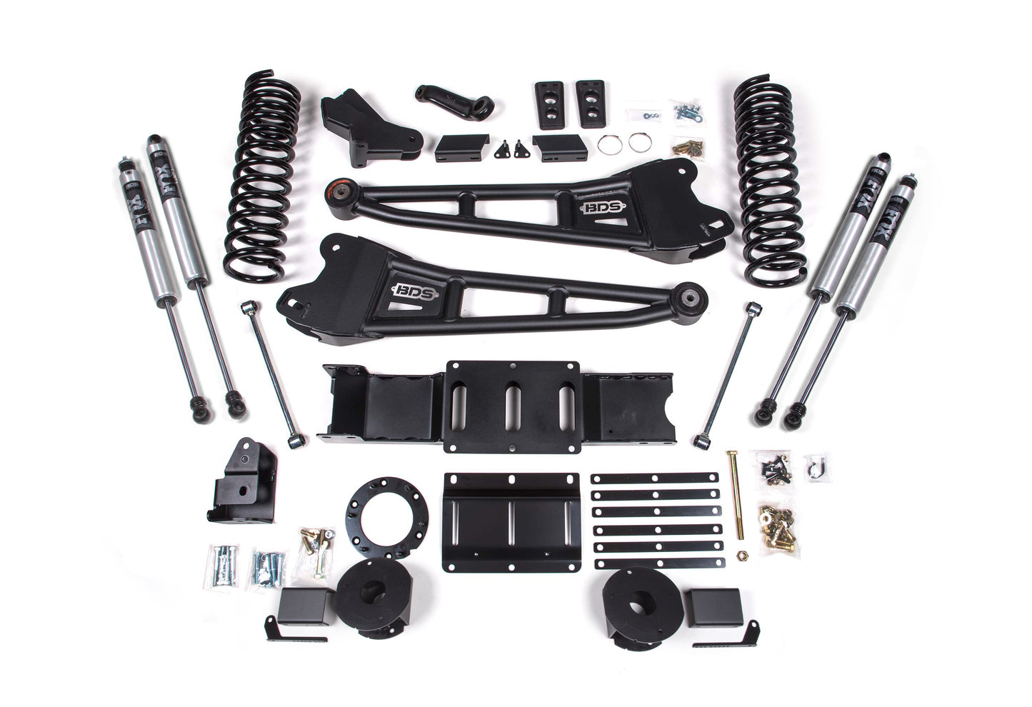 BDS SUSPENSION 6 Inch Lift Kit W/ Radius Arm - Ram 2500 W/ Rear Air Ride (19-24) 4WD - Diesel BDS1736FS