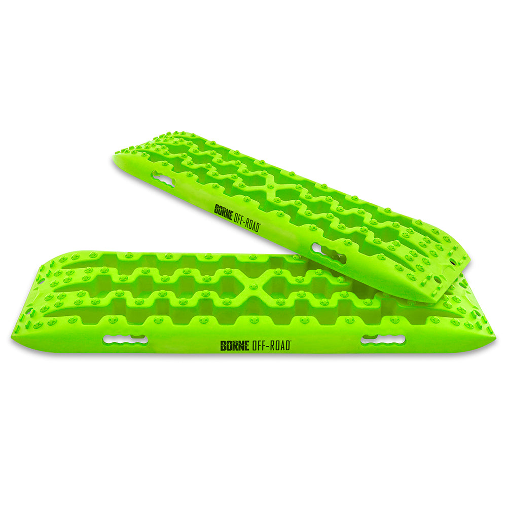 Mishimoto Borne Off-Road Traction Board Set, Neon Green BNRB-109NG