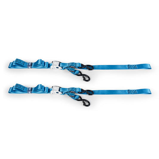 Mishimoto Borne Off-Road Cambuckle Tie-Down Kit (2-pack), Blue BNRTC-TDCB-2BL