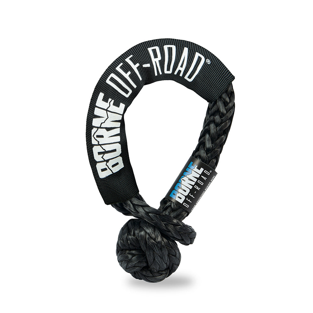Mishimoto Borne Off-Road Soft Shackle, 7/16" BNSS-716-BK