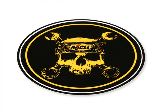 ACCEL Skull Decal 74839G
