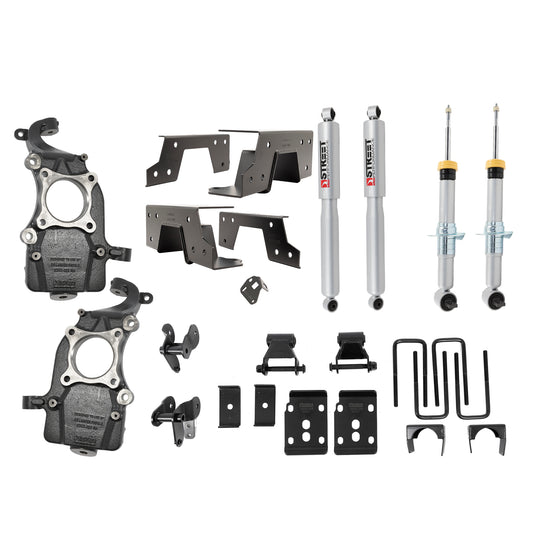 BELLTECH 1051SP LOWERING KIT Front And Rear Complete Kit W/ Street Performance Struts/Shocks 2021+ Ford F-150 2WD -2in. to -5.5in. F / -6.5in. R