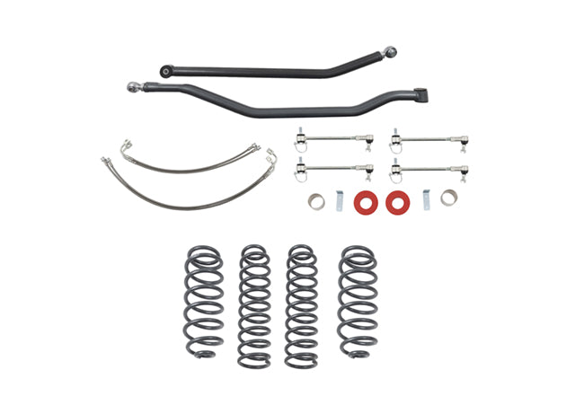 BELLTECH 153201HKP LIFT KIT 4 in. Lift Kit Inc. Front and Rear Trail Performance Struts/Shocks 2007-2017 Wrangler Rubicon Unlimited JK 4dr 4 in. Lift