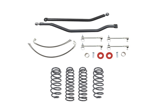 BELLTECH 153201HKP LIFT KIT 4 in. Lift Kit Inc. Front and Rear Trail Performance Struts/Shocks 2007-2017 Wrangler Rubicon Unlimited JK 4dr 4 in. Lift