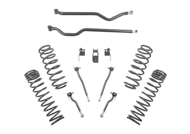 BELLTECH 153205HKP LIFT KIT 4 in. Lift Kit Inc. Front and Rear Trail Performance Struts/Shocks 2018-2021 Wrangler Rubicon JL 4dr 4 in. Lift