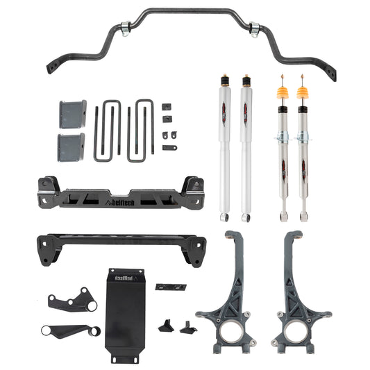 BELLTECH 154301TPS LIFT KIT 4-6in. Lift Kit Inc. Front and Rear Trail Performance Struts/Shocks 2016-2021 Toyota Tacoma 4wd (All Cabs)(Exc. TRD PRO) 4in.-6in. Lift