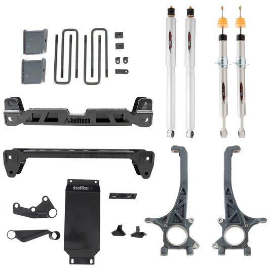 BELLTECH 154301TP LIFT KIT 4-6in. Lift Kit Inc. Front and Rear Trail Performance Struts/Shocks 2016-2020 Toyota Tacoma 4wd (All Cabs)(Exc. TRD) 4in.-6in. Lift