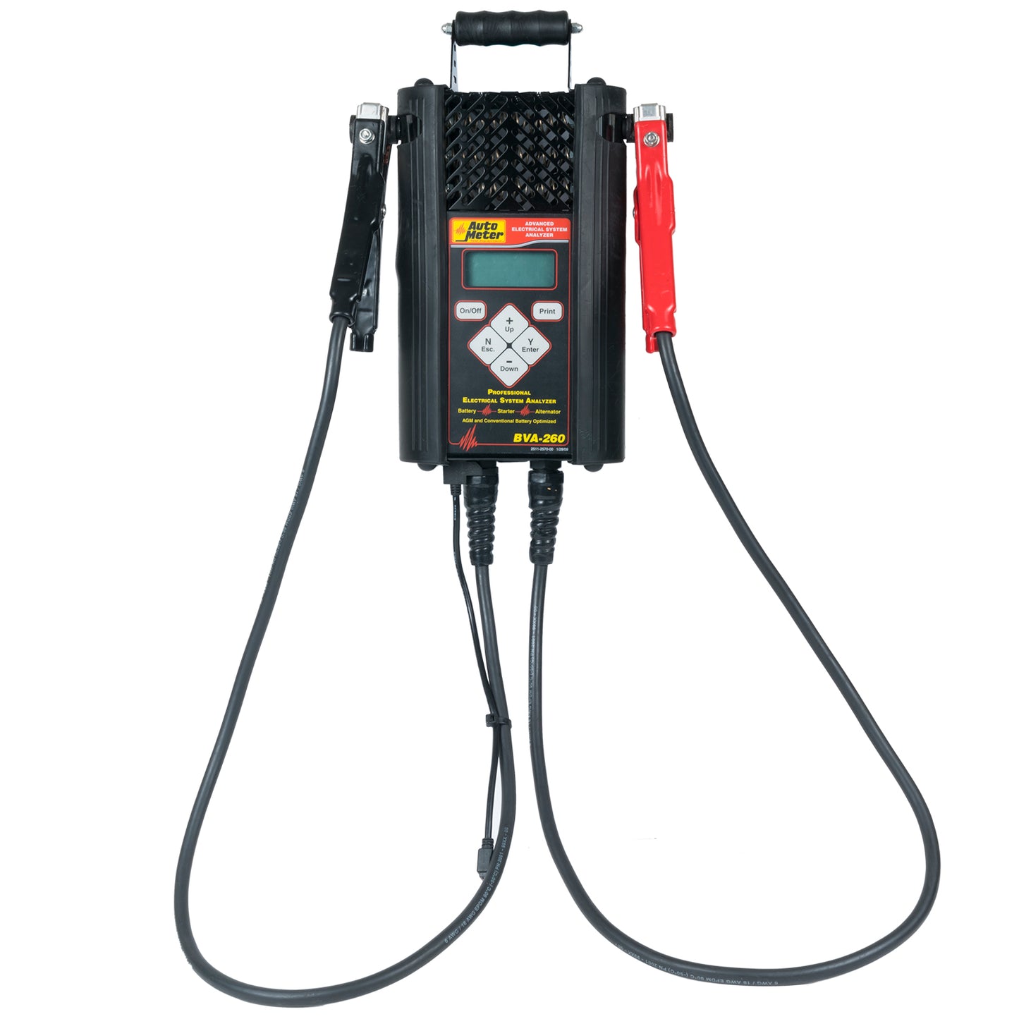 AutoMeter BVA-260; Bite Rite Professional Grade Intelligent Hand Held Electrical System Analyzer For 6V & 12 Applications BVA-260BR