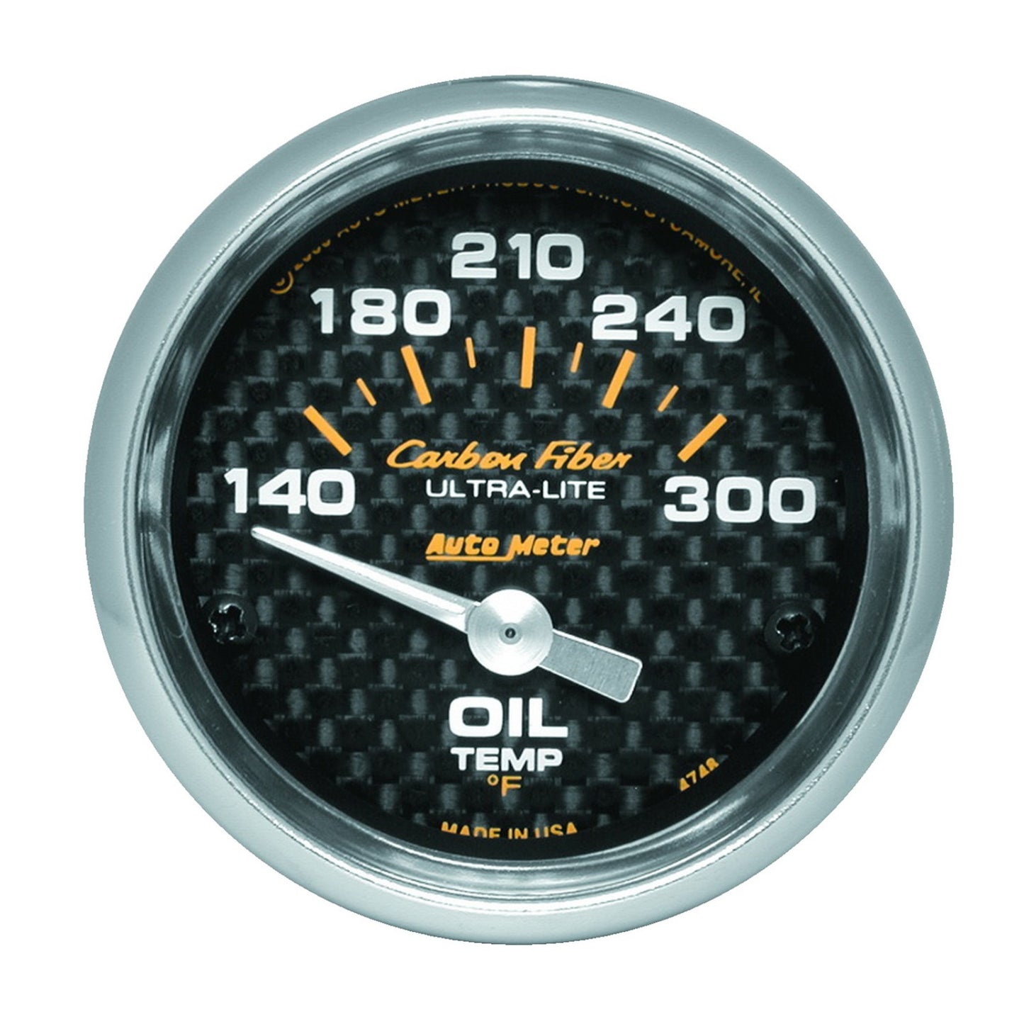 AutoMeter GAUGE, FLUID TEMPERATURE, 2 1/16" , 2 CHAN, SELECTABLE, ULTRA-LITE ELITE DIGITAL 6754-UL