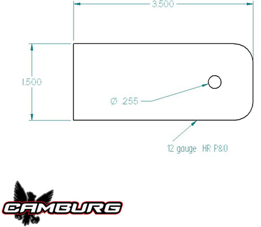 Camburg Fender Washer Kit - Black