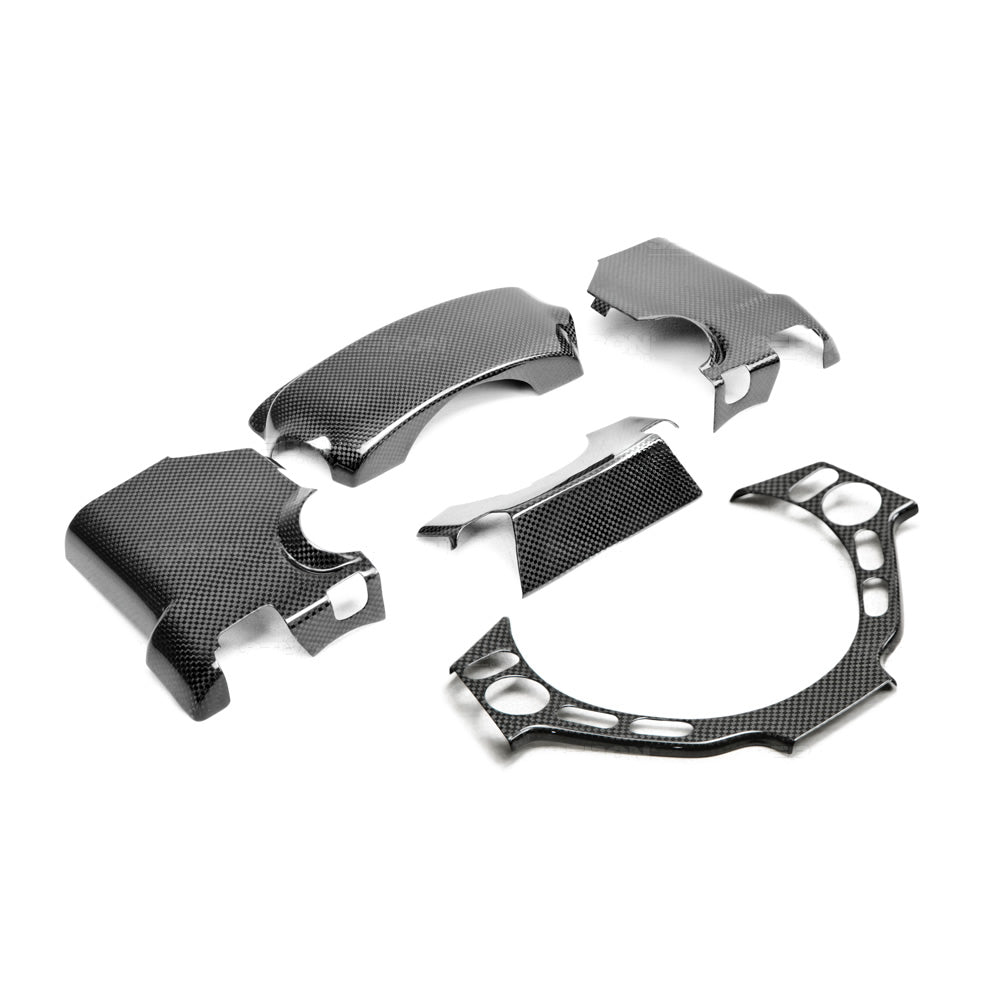 Seibon Carbon CFI0910NSGTR-G Carbon fiber steering column surround trim (4 pcs) for 2009-2014 Nissan GTR