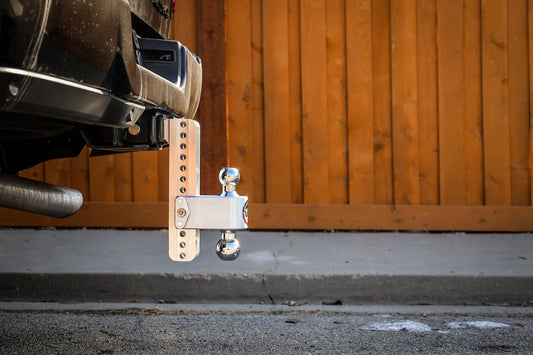 Weigh Safe Turnover Ball 10" Drop Hitch With 2" Shank CTB10-2