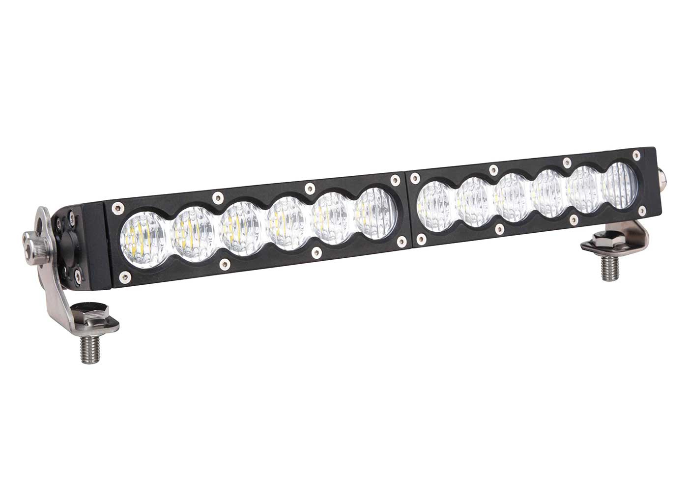 Quake LED - QUC244 - 13 Inch LED Light Bar Single Row 60 Watt Spot Carbon Series