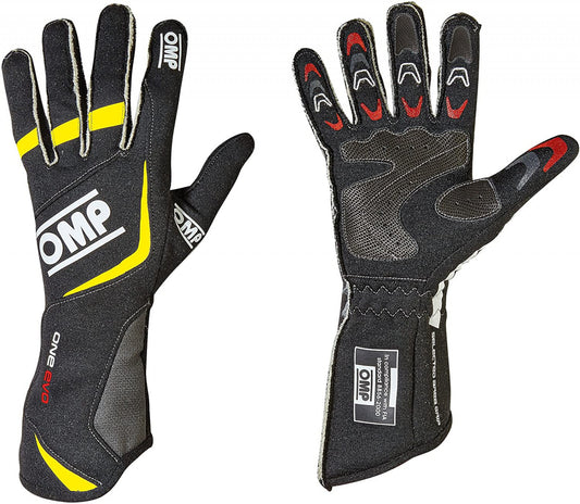 OMP One Evo Gloves Yellow Large IB759-GF-L