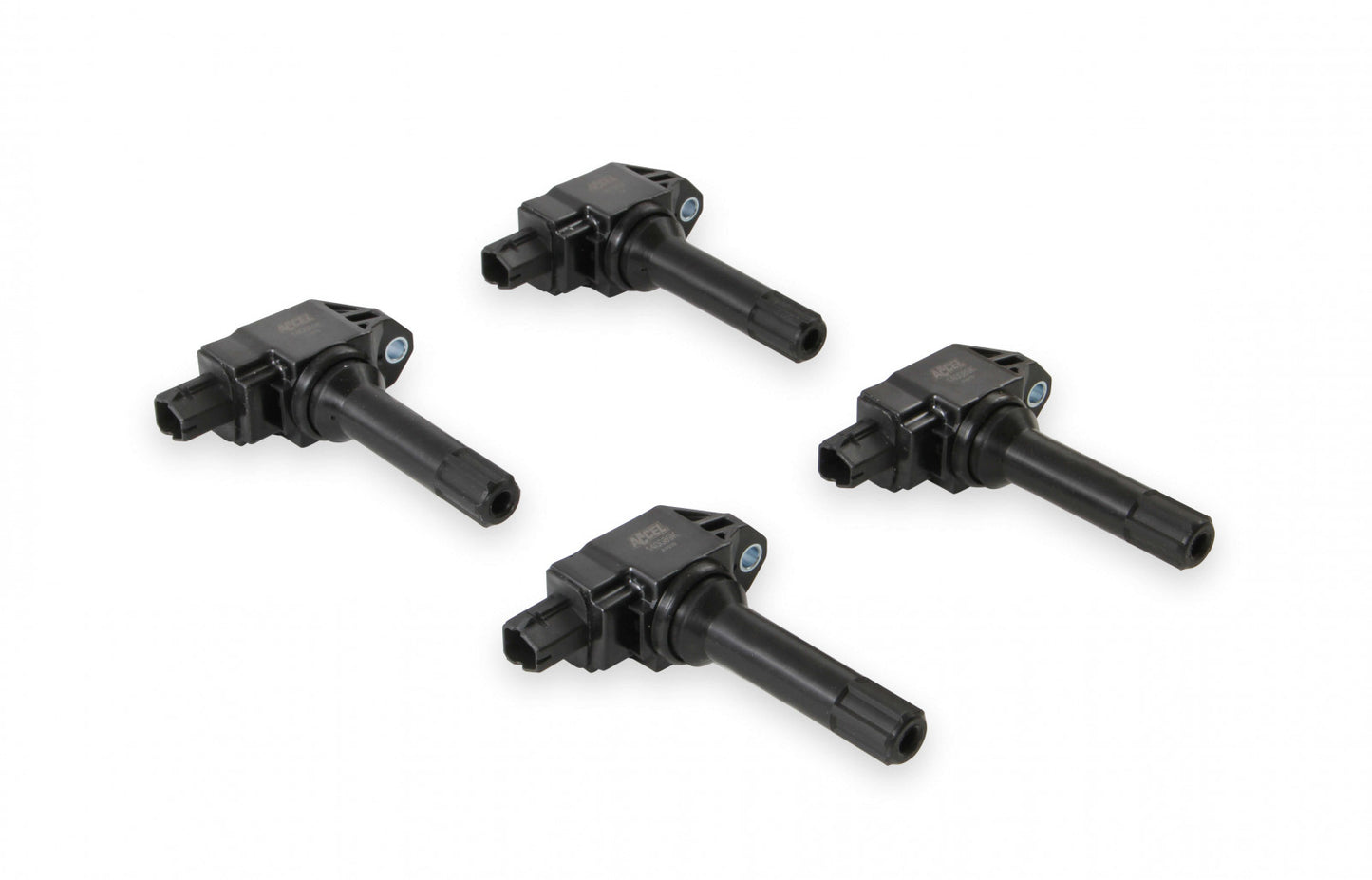 ACCEL Ignition Coils - 2015-2019 Subaru, Scion and Toyota 2.0L Boxer, Black, 4-Pack 140089K-4
