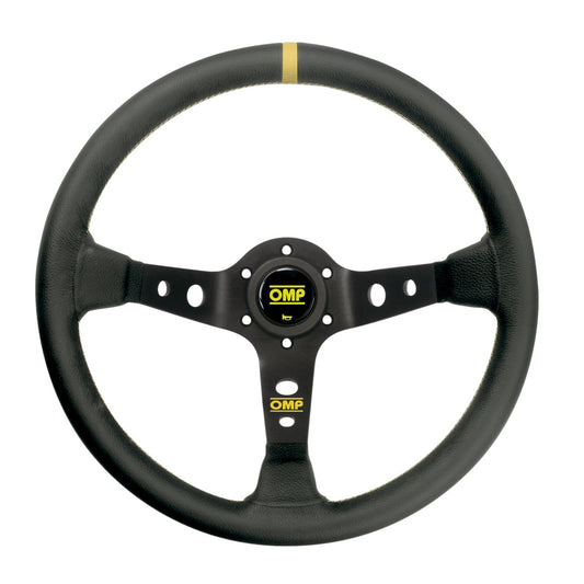 OMP Corsica Liscio Black/Yellow Steering Wheel OD-1956N