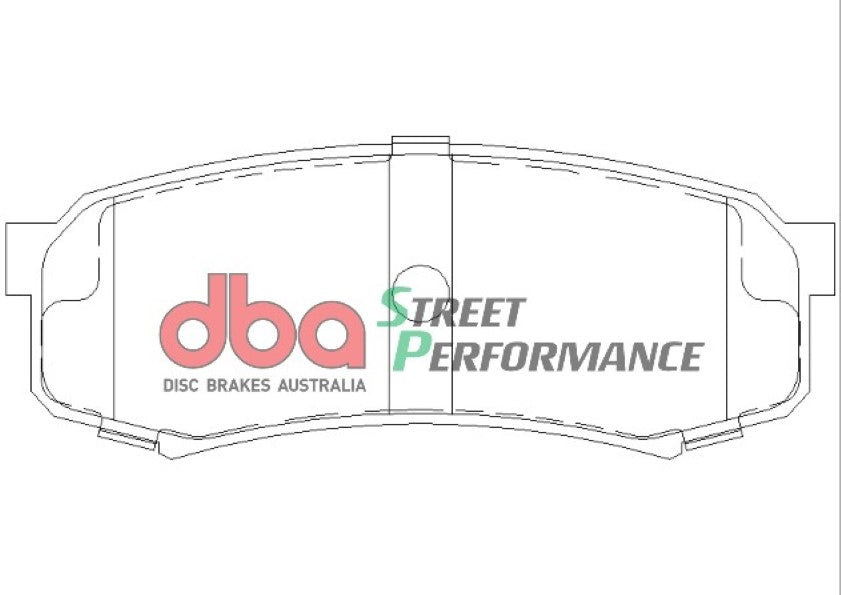 Disc Brakes Australia Street Performance Brake Pad Set DB1200SP