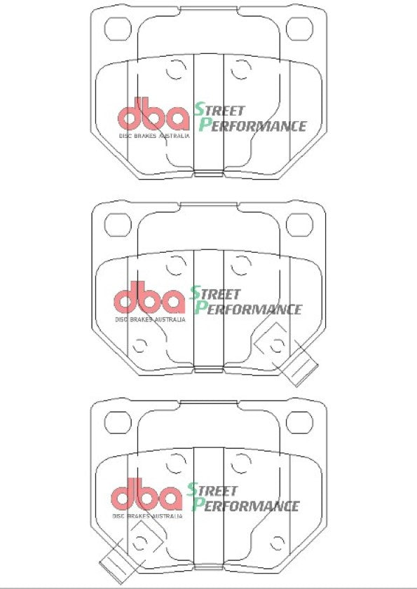Disc Brakes Australia Street Performance Brake Pad Set DB1220SP