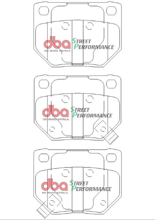 Disc Brakes Australia Street Performance Brake Pad Set DB1220SP