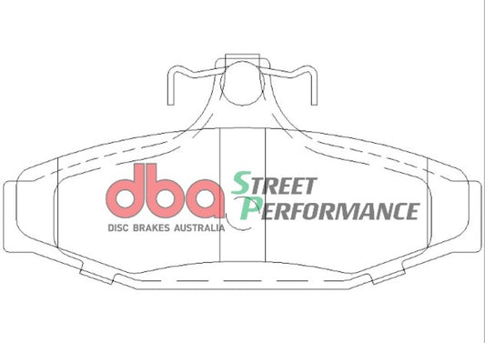 Disc Brakes Australia Xtreme Performance Brake Pad Set DB1376XP