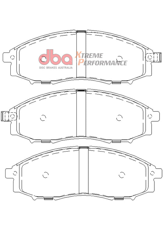 Disc Brakes Australia Xtreme Performance Brake Pad Set DB1439XP