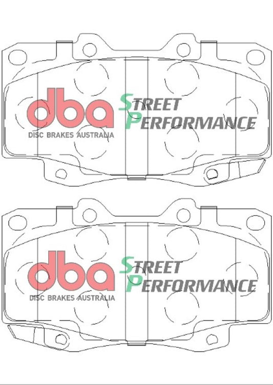 Disc Brakes Australia Truck And SUV Performance Brake Pad Set DB1739SD