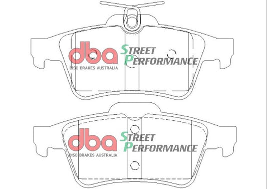 Disc Brakes Australia Street Performance Brake Pad Set DB1763SP