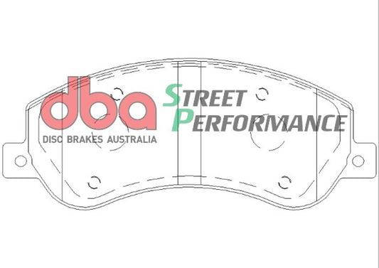 Disc Brakes Australia Street Performance Brake Pad Set DB1915SP