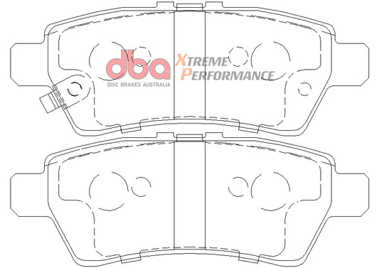 Disc Brakes Australia Xtreme Performance Brake Pad Set DB1919XP