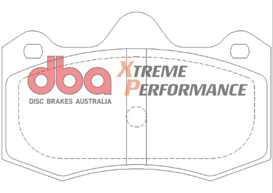 Disc Brakes Australia Xtreme Performance Brake Pad Set DB1938XP