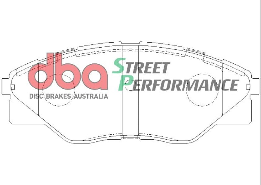 Disc Brakes Australia Street Performance Brake Pad Set DB1985SP