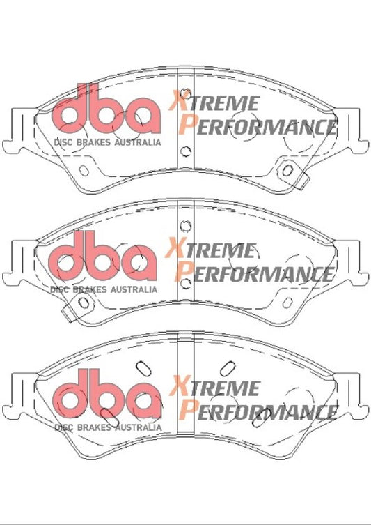 Disc Brakes Australia Xtreme Performance Brake Pad Set DB2074XP