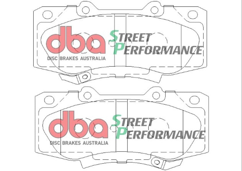 Disc Brakes Australia Street Performance Brake Pad Set DB2221SP