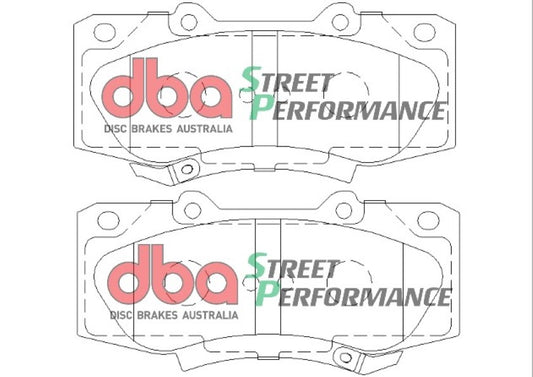 Disc Brakes Australia Street Performance Brake Pad Set DB2221SP