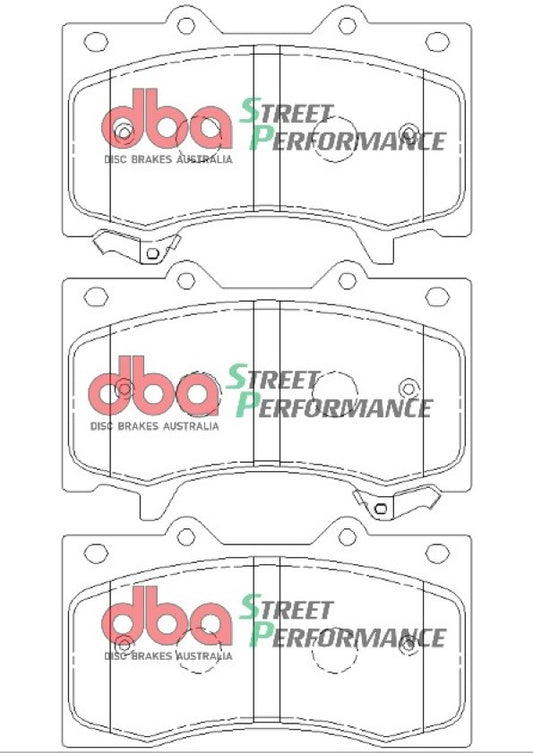 Disc Brakes Australia Street Performance Brake Pad Set DB2242SP