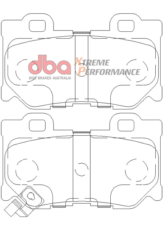 Disc Brakes Australia Xtreme Performance Brake Pad Set DB2401XP