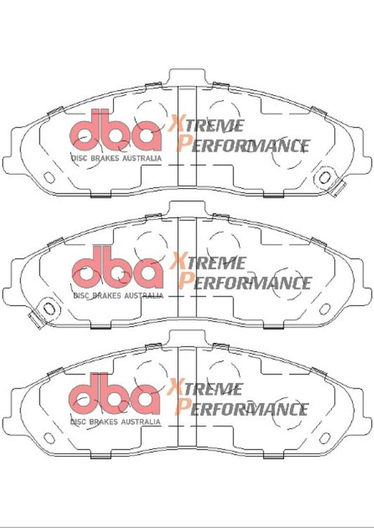 Disc Brakes Australia Xtreme Performance Brake Pad Set DB7599XP