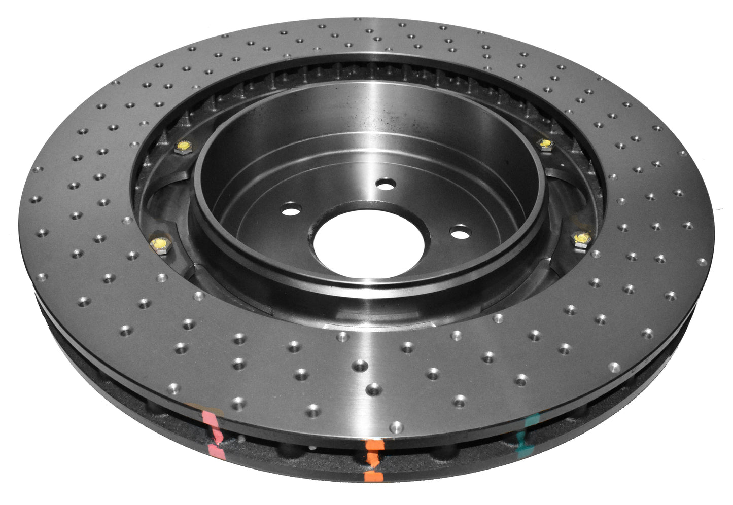 Disc Brakes Australia 5000 Series Drilled/Dimpled Assembly DBA52165BLKXD