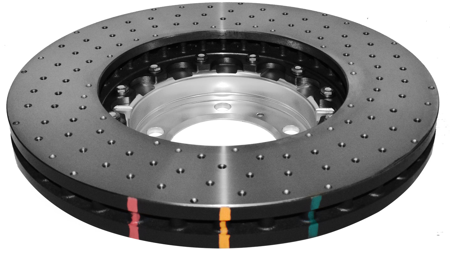 Disc Brakes Australia 5000 Series Drilled/Dimpled Assembly DBA52592SLVXD