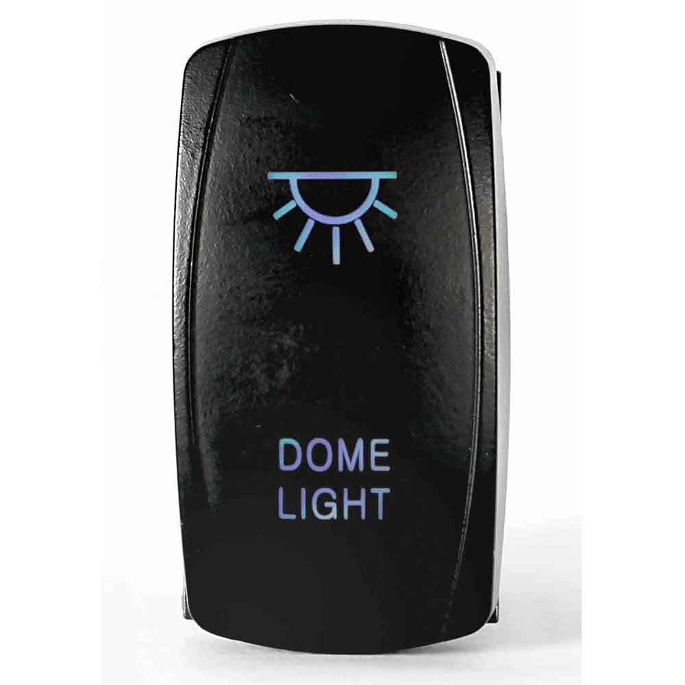 Quake LED - QRS270 - Rocker Switch Dome Lights 2 Way 5 Pin Blue