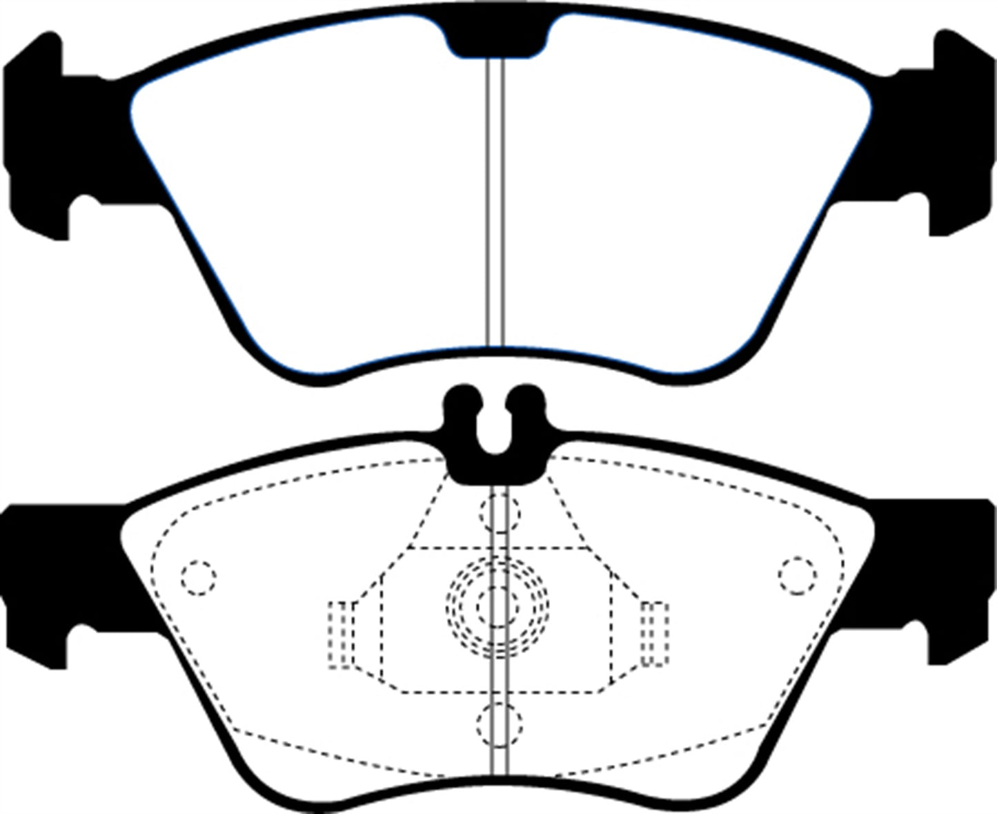 EBC DP21075 Greenstuff 2000 Series Sport Brake Pads