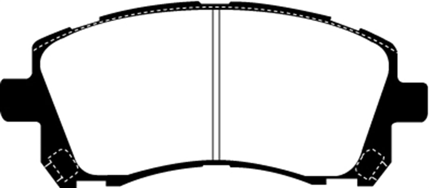 EBC DP21134 Greenstuff 2000 Series Sport Brake Pads