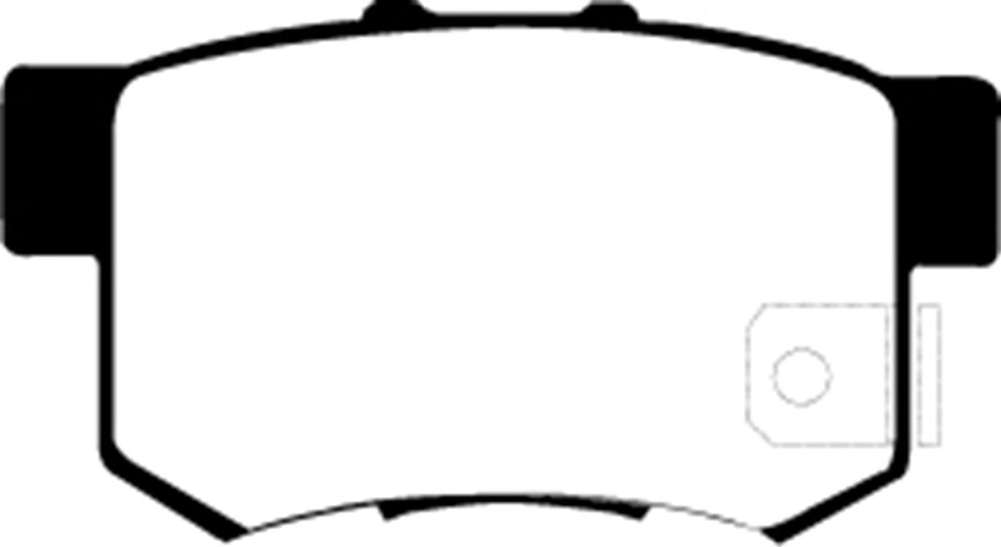 EBC DP21193 Greenstuff 2000 Series Sport Brake Pads