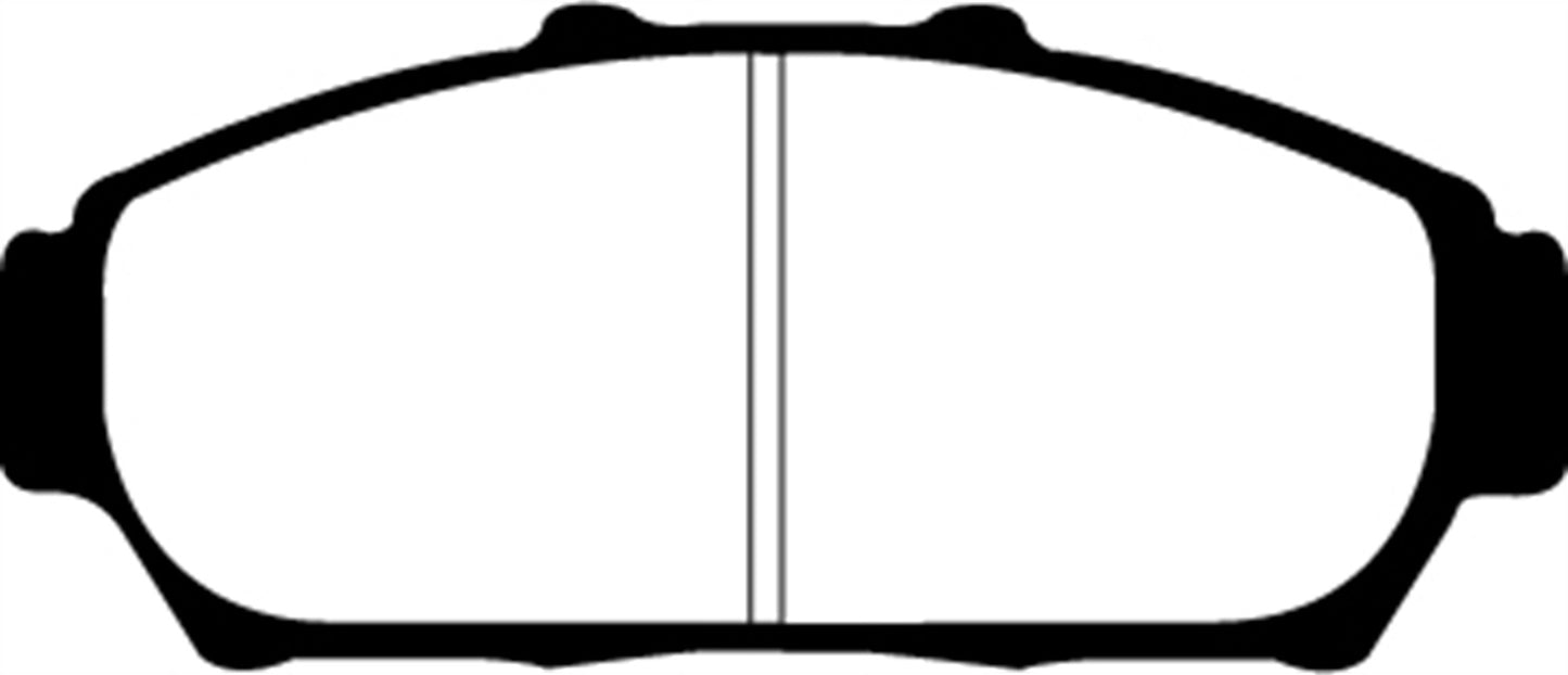 EBC DP21206 Greenstuff 2000 Series Sport Brake Pads