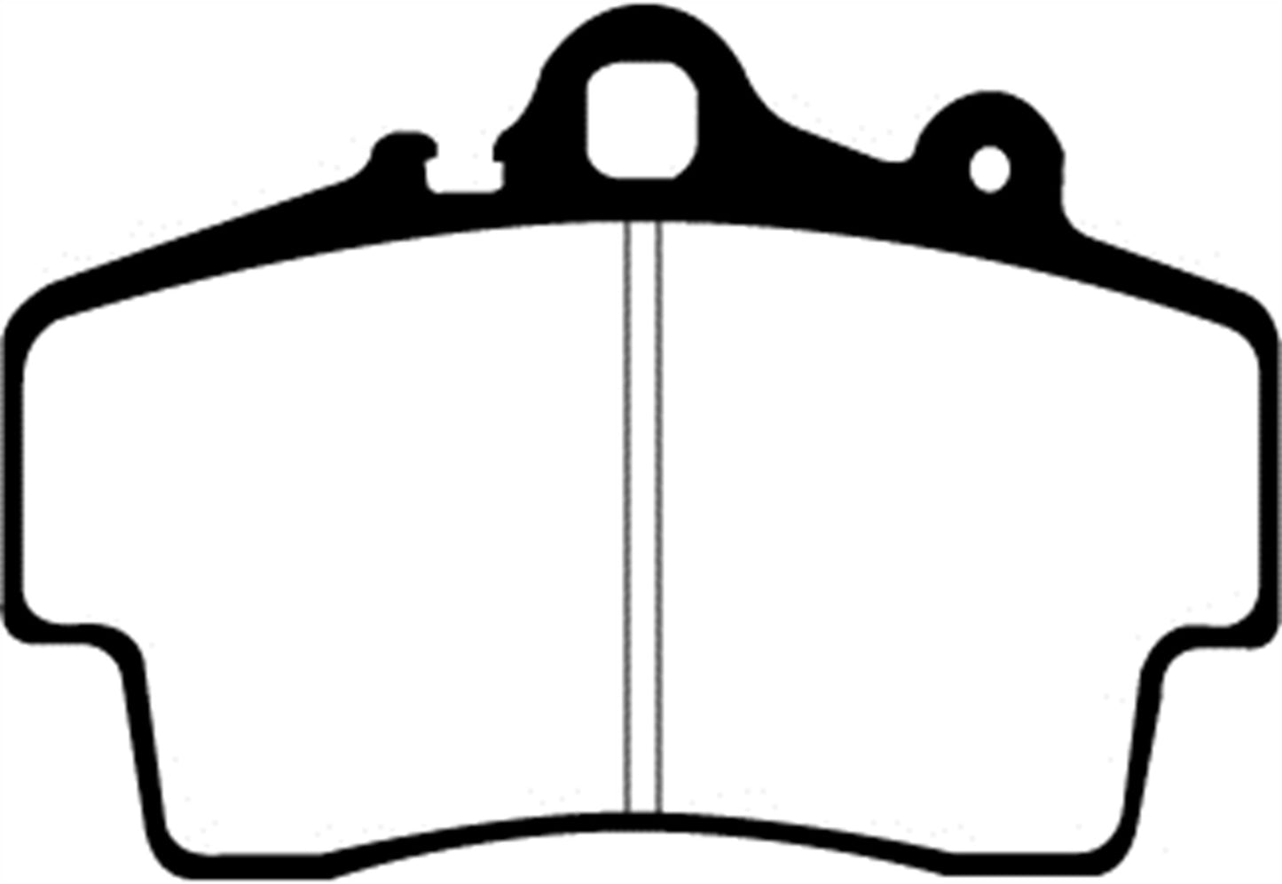 EBC DP21207 Greenstuff 2000 Series Sport Brake Pads