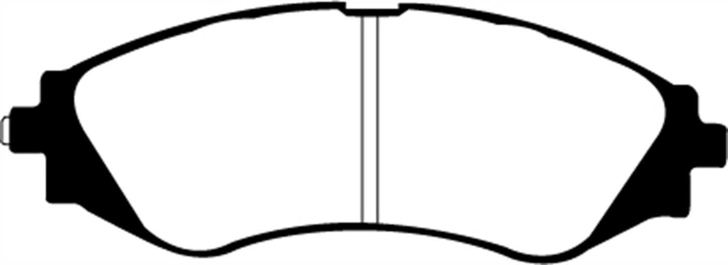 EBC DP21209 Greenstuff 2000 Series Sport Brake Pads